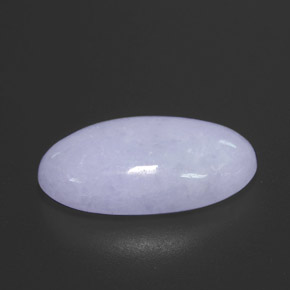 12.12 ct Blue Jadeite Stone, Natural Jadeite in Oval Cabochon Shape for Sale