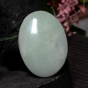 52.7ct Oval Cabochon Pastel Green Jadeite for sale thumb image of 52.7ct Oval Cabochon Pastel Green Jadeite (ID: 382713)
