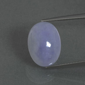 8.84 ct Blue Jadeite Gemstone, Jadeite Gem in Oval Cabochon Shape for Sale.
