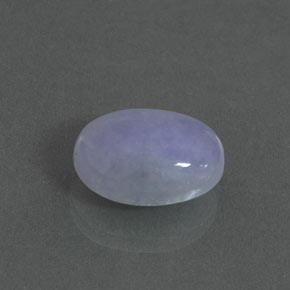 8.84 ct Blue Jadeite Stone, Natural Jadeite in Oval Cabochon Shape for Sale