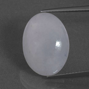 11.27 ct Blue Jadeite Gemstone, Jadeite Gem in Oval Cabochon Shape for Sale.
