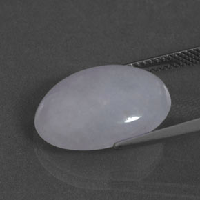 Jadeite Gemstone in 18 x 13 mm (calibrated) Size for Sale, Jadeite Stone in Lavender Color