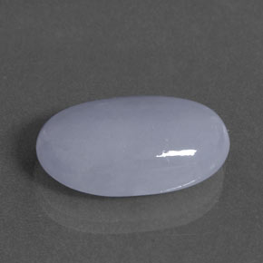 20.87 ct Blue Jadeite Stone, Natural Jadeite in Oval Cabochon Shape for Sale