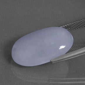 Jadeite Gemstone in 22.3 x 14 mm Size for Sale, Jadeite Stone in Lavender Color