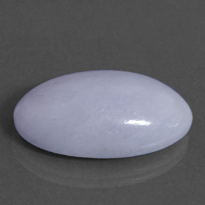 28.23 ct Blue Jadeite Stone, Natural Jadeite in Oval Cabochon Shape for Sale