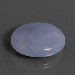 24.71 ct Blue Jadeite Stone, Natural Jadeite in Oval Cabochon Shape for Sale