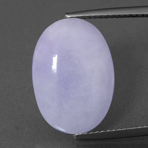 8.52 ct Blue Jadeite Gemstone, Jadeite Gem in Oval Cabochon Shape for Sale.