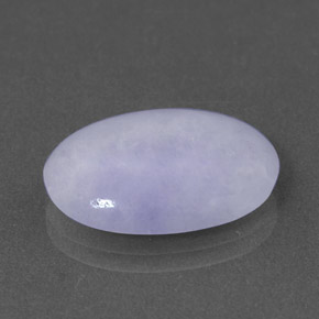 8.52 ct Blue Jadeite Stone, Natural Jadeite in Oval Cabochon Shape for Sale