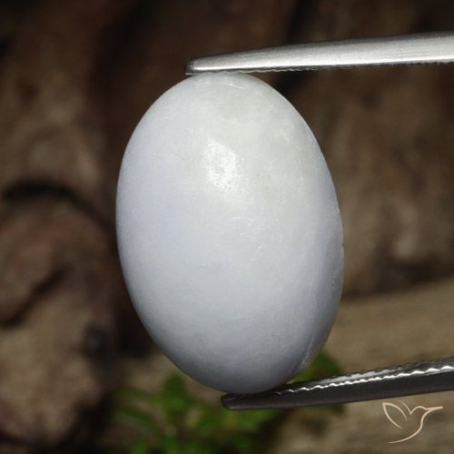 18.41ct Natural Grayish White Jadeite, Oval, Translucent