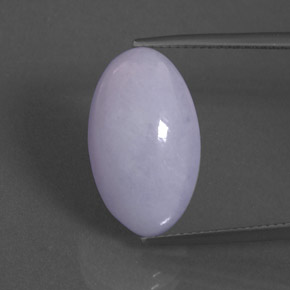 15.91 ct Blue Jadeite Gemstone, Jadeite Gem in Oval Cabochon Shape for Sale.