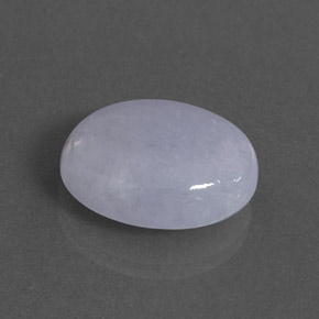 16.47 ct Blue Jadeite Stone, Natural Jadeite in Oval Cabochon Shape for Sale