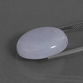 Jadeite Gemstone in 18.4 x 14.6 mm Size for Sale, Jadeite Stone in Lavender Color