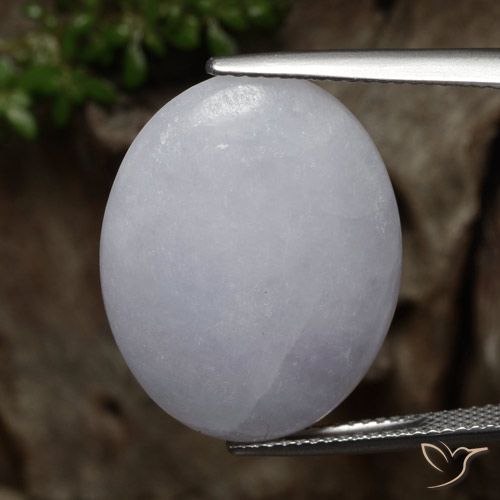16.67 ct Gray Jadeite, 22.3 x 17.5 mm Oval Cut From Myanmar, Photo A