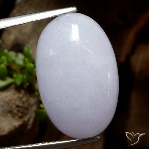 12.95ct Natural Gray Jadeite, Oval, Translucent