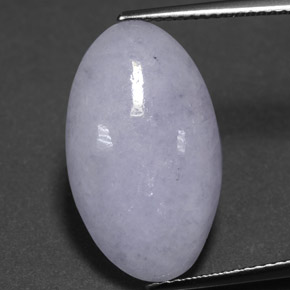 10.43 ct Blue Jadeite Gemstone, Jadeite Gem in Oval Cabochon Shape for Sale.