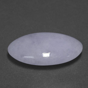 10.43 ct Blue Jadeite Stone, Natural Jadeite in Oval Cabochon Shape for Sale
