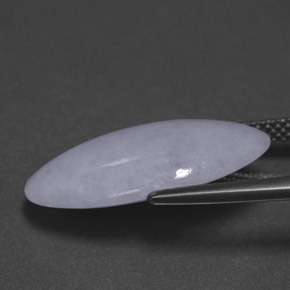 Jadeite Gemstone in 20.8 x 12.3 mm Size for Sale, Jadeite Stone in Lavender Color