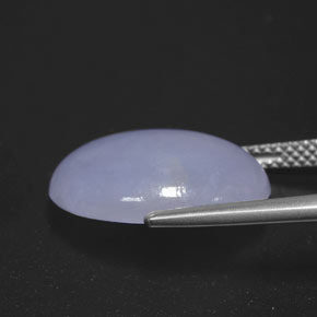 Jadeite Gemstone in 16.6 x 13.3 mm Size for Sale, Jadeite Stone in Lavender Color