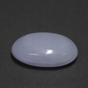 11.61 ct Blue Jadeite Stone, Natural Jadeite in Oval Cabochon Shape for Sale