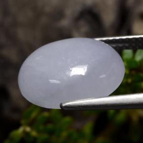 Jadeite Gemstone in 13.6 x 11.1 mm Size for Sale, Jadeite Stone in Light Violet Color