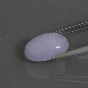 Jadeite Gemstone in 10.3 x 7.1 mm Size for Sale, Jadeite Stone in Lavender Color