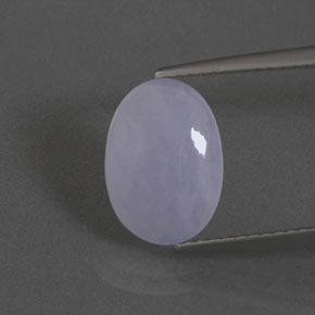 2.17 ct Blue Jadeite Gemstone, Jadeite Gem in Oval Cabochon Shape for Sale.