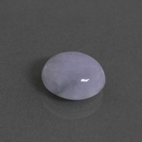 5.09 ct Blue Jadeite Stone, Natural Jadeite in Oval Cabochon Shape for Sale