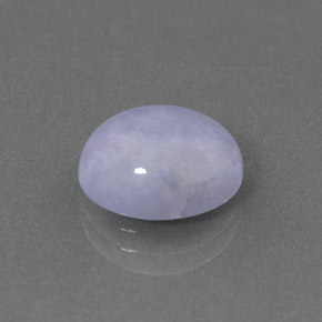 4.96 ct Blue Jadeite Stone, Natural Jadeite in Oval Cabochon Shape for Sale