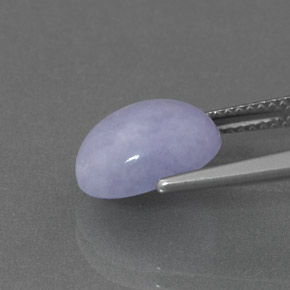 Jadeite Gemstone in 11 x 9 mm (calibrated) Size for Sale, Jadeite Stone in Lavender Color