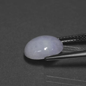 Jadeite Gemstone in 10.5 x 8.7 mm Size for Sale, Jadeite Stone in Lavender Color