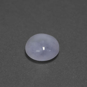3.06 ct Blue Jadeite Stone, Natural Jadeite in Round Cabochon Shape for Sale