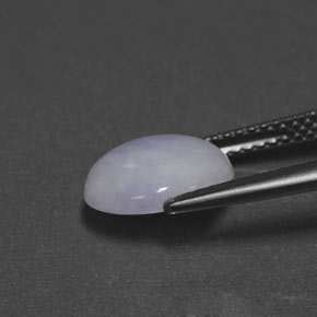 Jadeite Gemstone in 10 x 8 mm (calibrated) Size for Sale, Jadeite Stone in Lavender Color