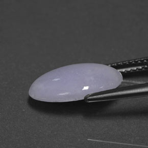 Jadeite Gemstone in 13.4 x 8.8 mm Size for Sale, Jadeite Stone in Lavender Color