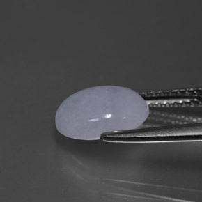 Jadeite Gemstone in 10 x 8 mm (calibrated) Size for Sale, Jadeite Stone in Lavender Color