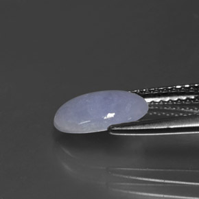 Jadeite Gemstone in 9.1 x 6.5 mm Size for Sale, Jadeite Stone in Lavender Color