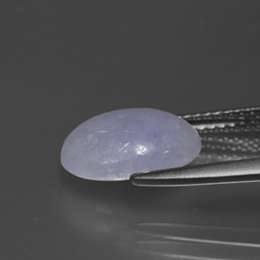 Jadeite Gemstone in 11.2 x 8.1 mm Size for Sale, Jadeite Stone in Lavender Color