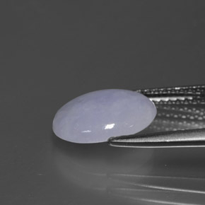 Jadeite Gemstone in 10.6 x 8.1 mm Size for Sale, Jadeite Stone in Lavender Color