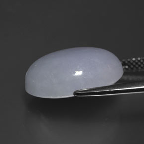Jadeite Gemstone in 16.2 x 12.5 mm Size for Sale, Jadeite Stone in Lavender Color