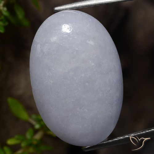 11.54 ct Gray Jadeite, 19.8 x 13.1 mm Oval Cut From Myanmar, Photo A