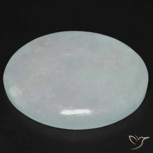 36.94ct Natural Bluish White Jadeite, Oval, Translucent