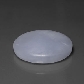 53.76 ct Blue Jadeite Stone, Natural Jadeite in Oval Cabochon Shape for Sale