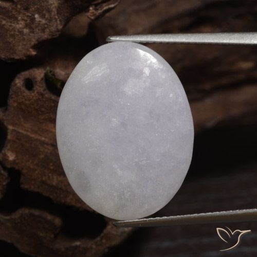 22 x 16,9mm Giadeite grigio Ovale cabochon dal Myanmar, peso di 15,11 ct, pietra preziosa naturale non trattati in purezza Translucent, Giadeite 1pz - il colore è Grigio, durezza Mohs di 6 - 6,5, Photo A