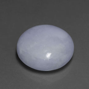 16.21 ct Blue Jadeite Stone, Natural Jadeite in Round Cabochon Shape for Sale
