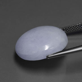 Jadeite Gemstone in 16.8 mm Size for Sale, Jadeite Stone in Lavender Color