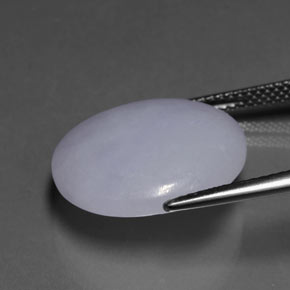 Jadeite Gemstone in 17.5 mm Size for Sale, Jadeite Stone in Lavender Color