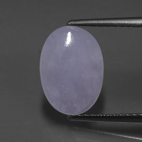 2.17 ct Blue Jadeite Gemstone, Jadeite Gem in Oval Cabochon Shape for Sale.