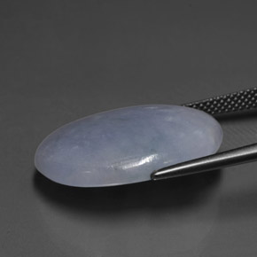 Jadeite Gemstone in 22.1 x 18 mm Size for Sale, Jadeite Stone in Lavender Color