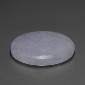 20.64 ct Blue Jadeite Stone, Natural Jadeite in Oval Cabochon Shape for Sale