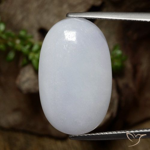 17,61ct Ovale cabochon grigio Giadeite dal Myanmar, Dimension 22 x 13,8mm, Natural non trattati Gemstone, Translucent Clarity, 1 piece Giadeite in Grigio chiaro Color, Mohs Hardness of 6 - 6,5, Photo A