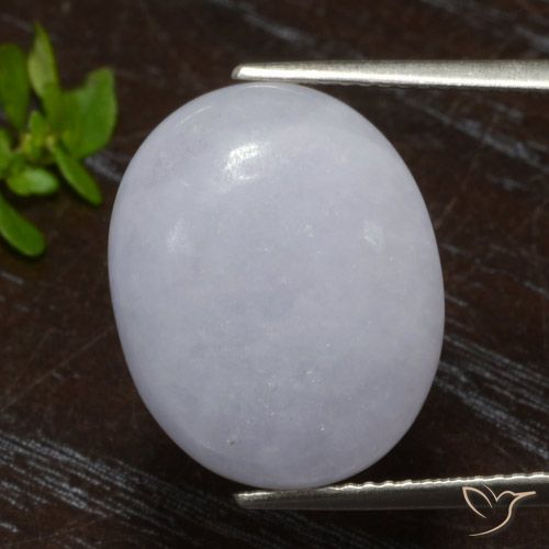 13.41ct Natural Gray Jadeite, Oval, Translucent